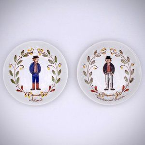 Arabia Finland Vintage Mini Plates Set of 2 Wall Hanging Aland Varsinais Suomi
